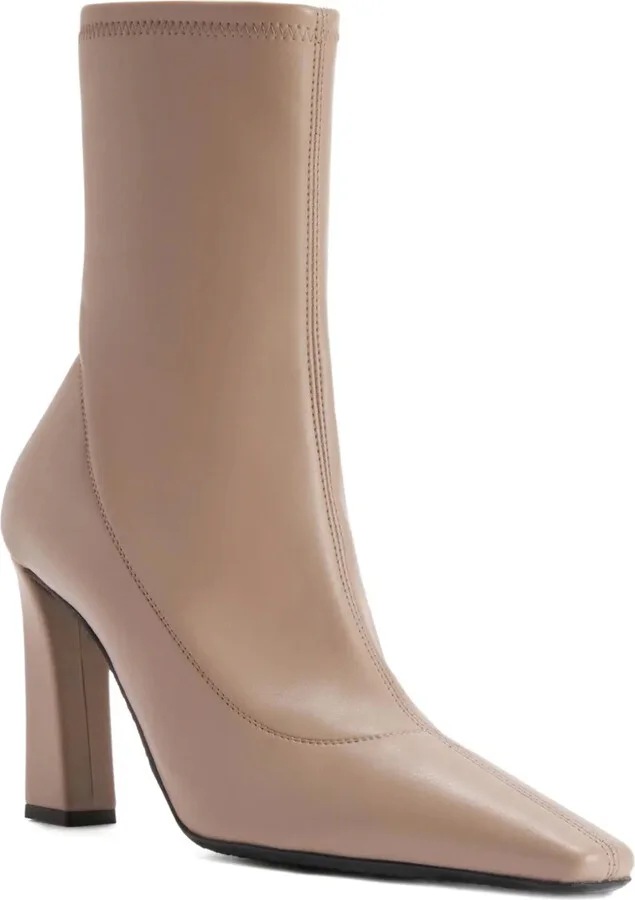 Janiee Stretch square-toe ankle boots