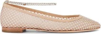 Janine Flat With Rhinestones