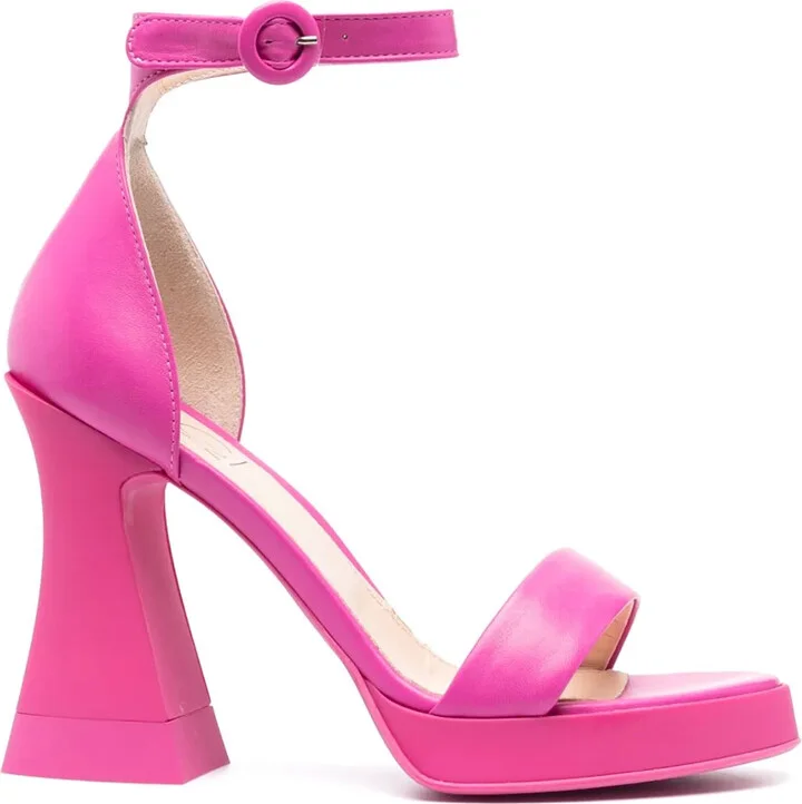 Janis 110mm leather sandals