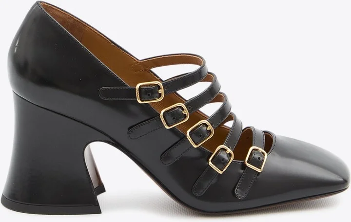 Janis 80 Calf Leather Pumps
