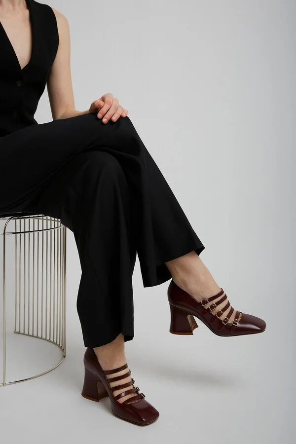 Janis dark purple pumps - Image 2