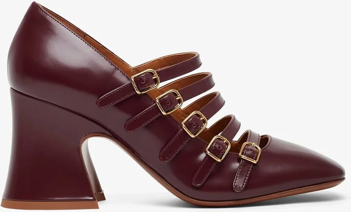 Janis dark purple pumps