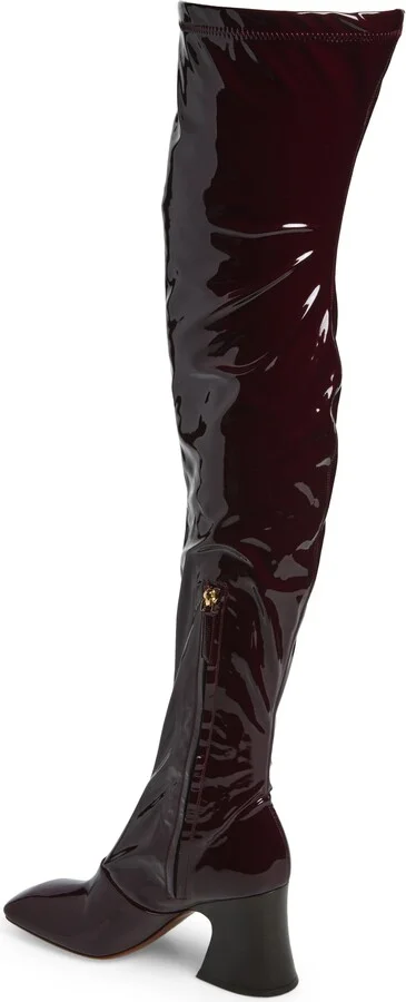 Janis Over the Knee Patent Boot - Image 2