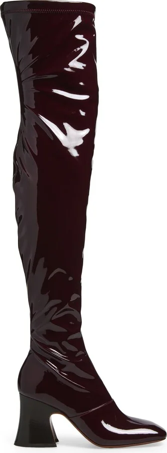 Janis Over the Knee Patent Boot - Image 3
