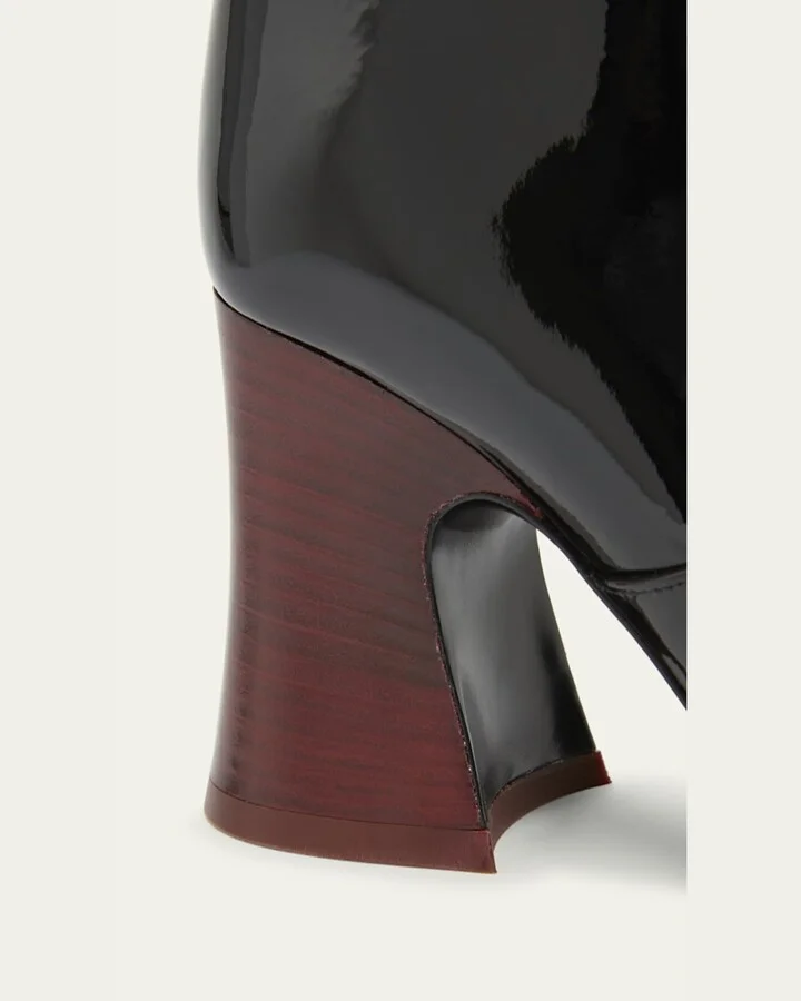 Janis Patent Leather Booties - Image 5