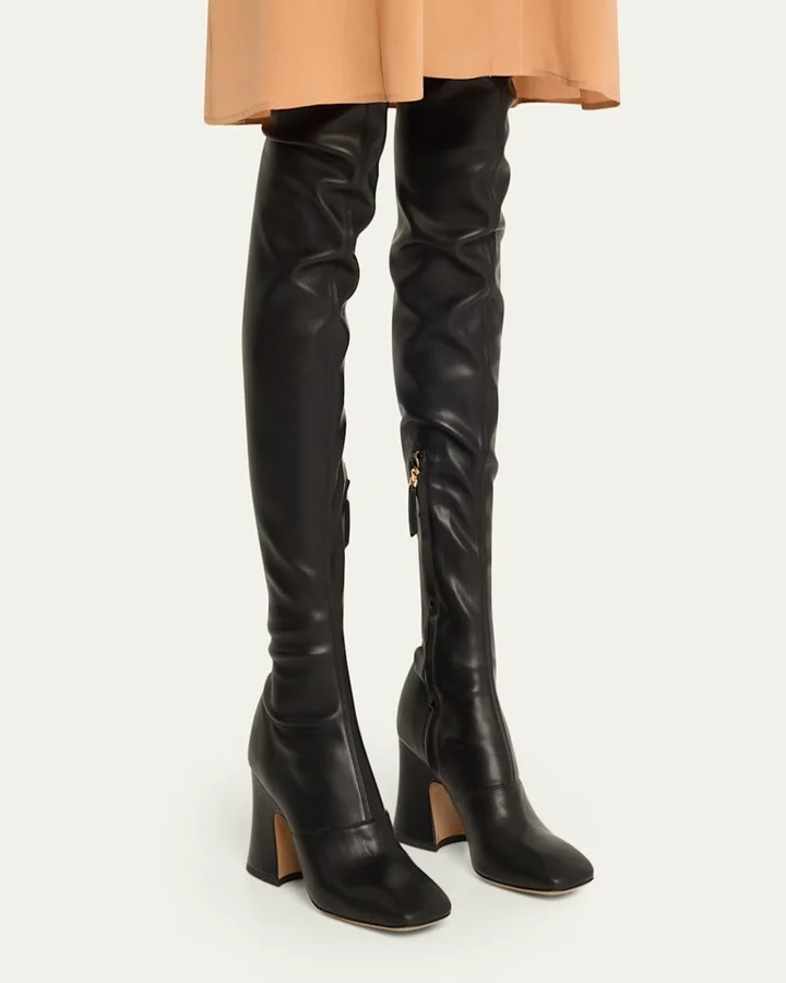 Janis Patent Leather Over-The-Knee Boots - Image 3