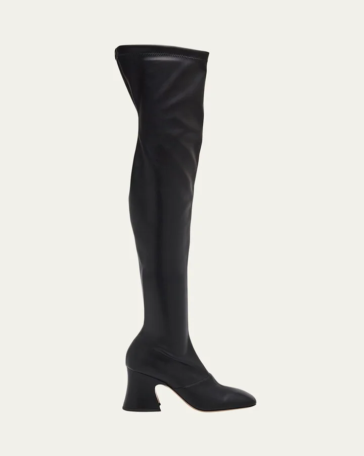 Janis Patent Leather Over-The-Knee Boots
