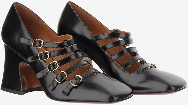 Janis Shiny Leather Pumps - Image 3