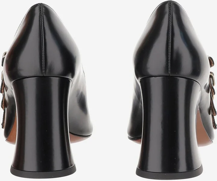 Janis Shiny Leather Pumps - Image 4