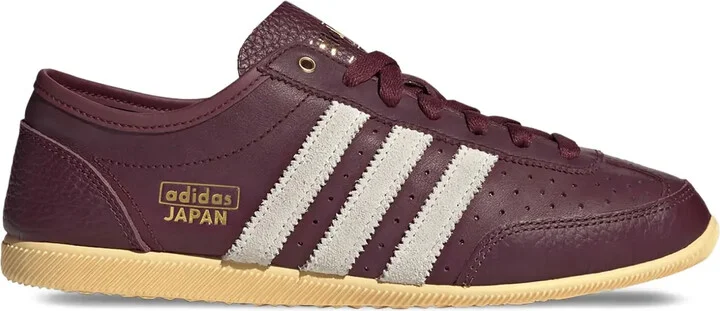 Japan Decon three-stripe leather sneakers