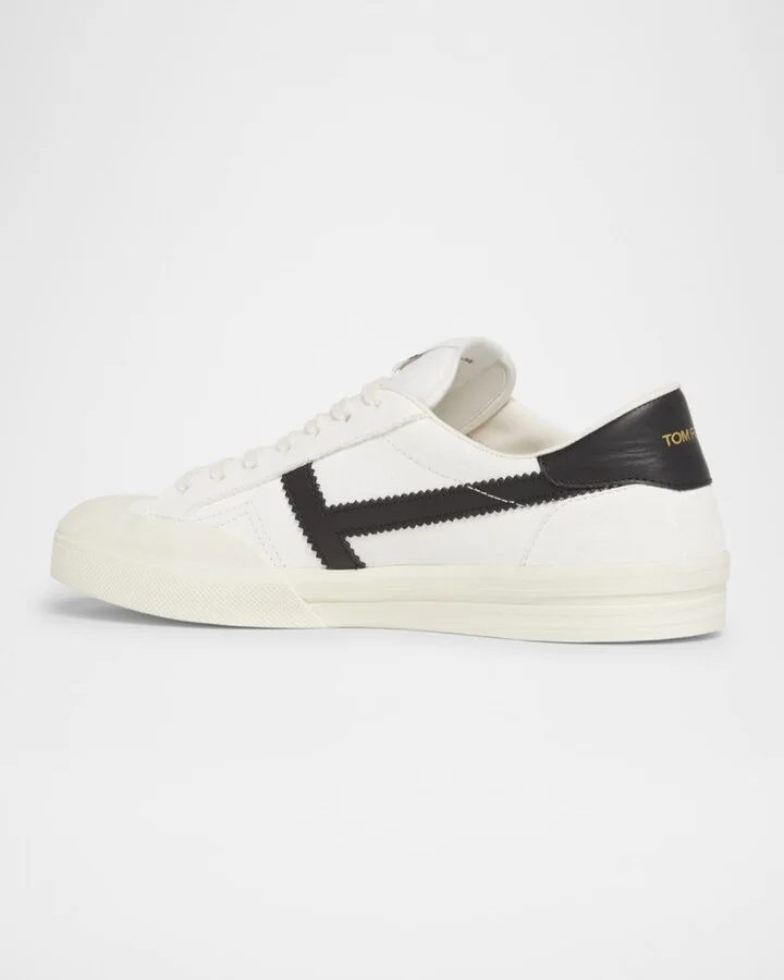Jaravis Suede and Leather Low-Top Sneakers - Image 2
