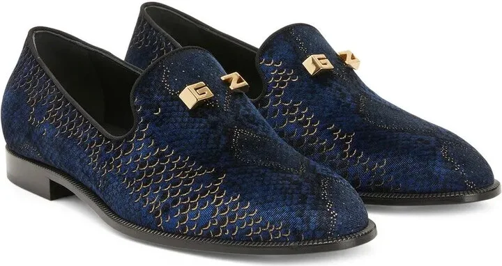 Jareth snakeskin-print loafers - Image 2