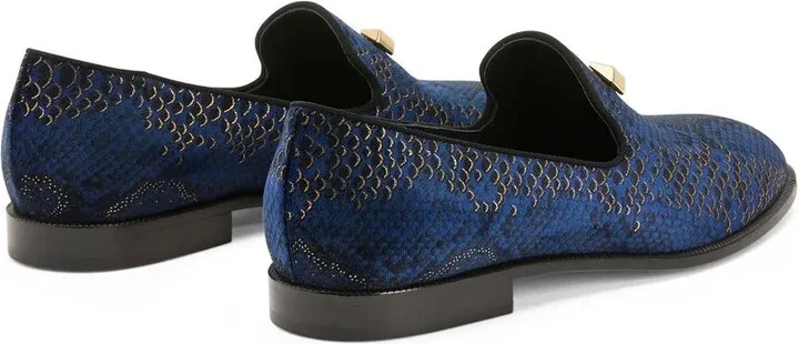Jareth snakeskin-print loafers - Image 3