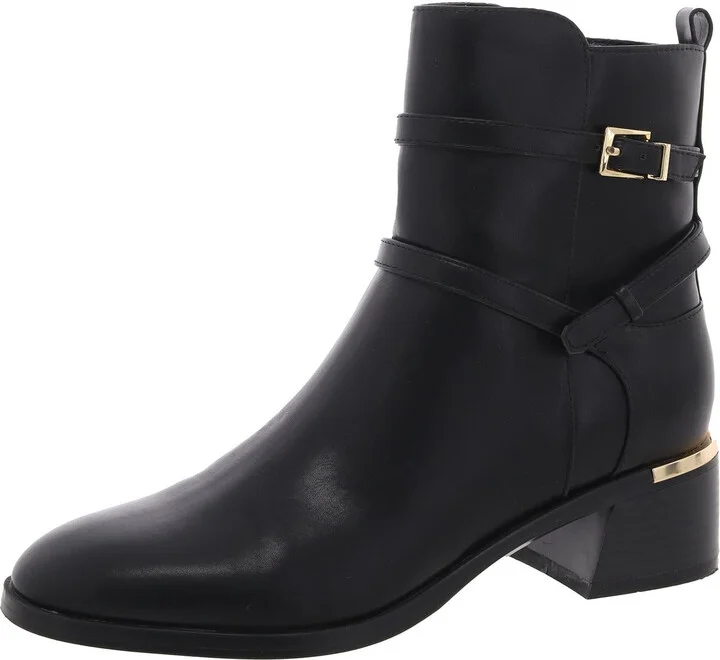 Jasen Womens Zip Up Slip On Booties