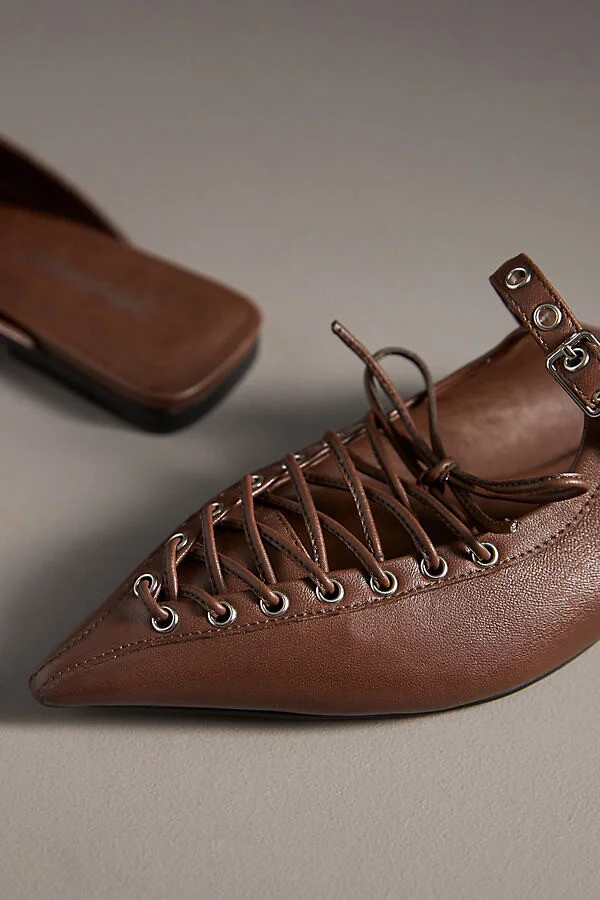 Jaskier Corset-Detail Flats - Image 5