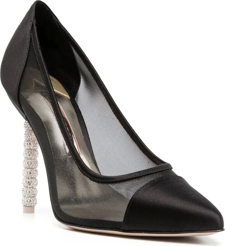 Jasmine 110mm crystal-embellished pumps - Image 2