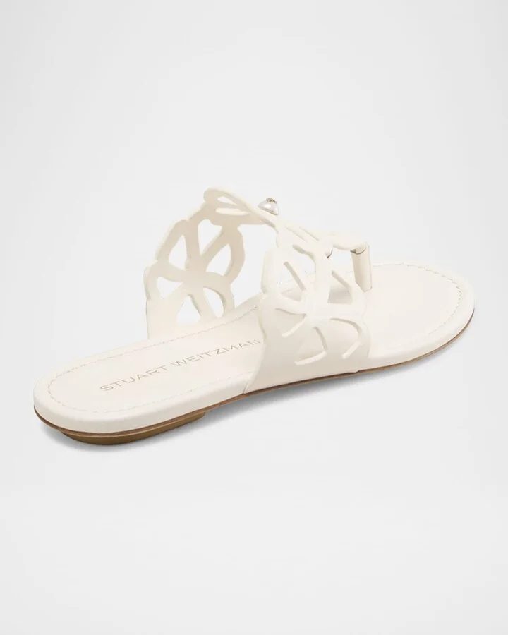 Jasmine Patent Cutout Thong Sandals - Image 4