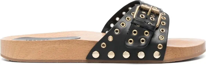 Jaso buckled clogs
