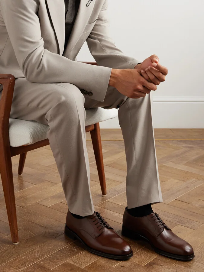 Jason Leather Derby Shoes - Image 2