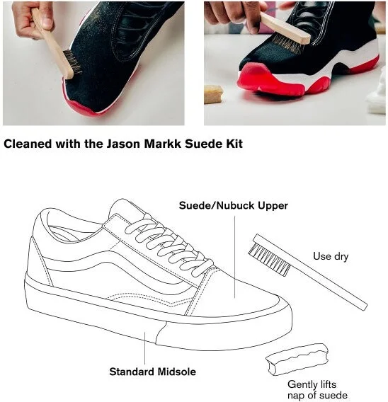 Jason Markk 2-Piece Suede Cleaning Kit New - Image 4