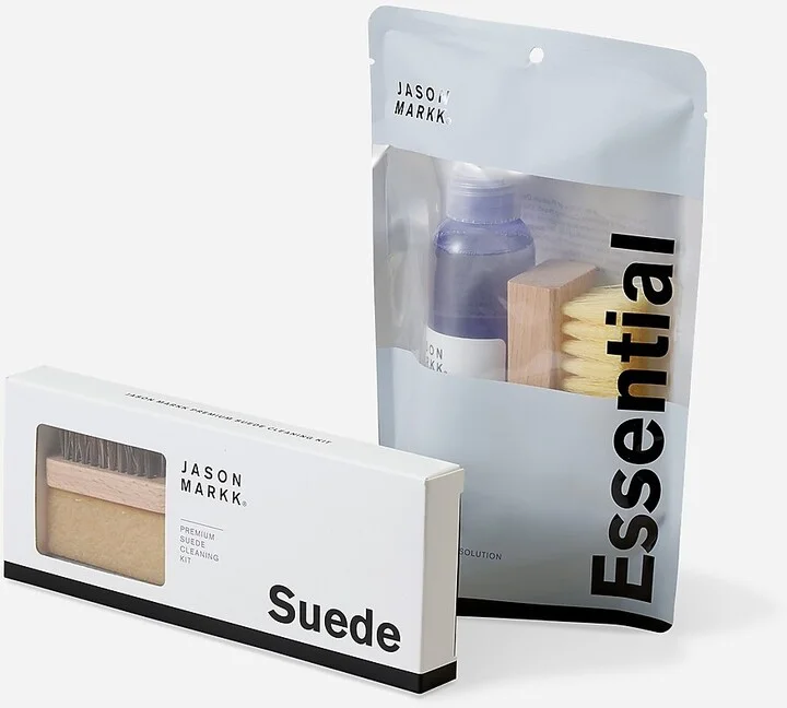 Jason Markk essential suede footwear-care bundle