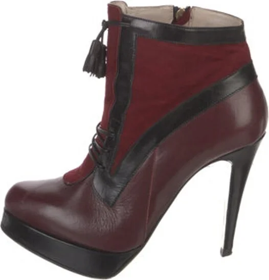 Black, Burgundy