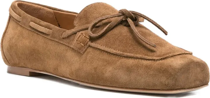 Jasper bow-detail suede loafers - Image 2