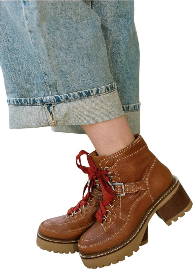 Jasper Hiker Ankle Boot In Brown