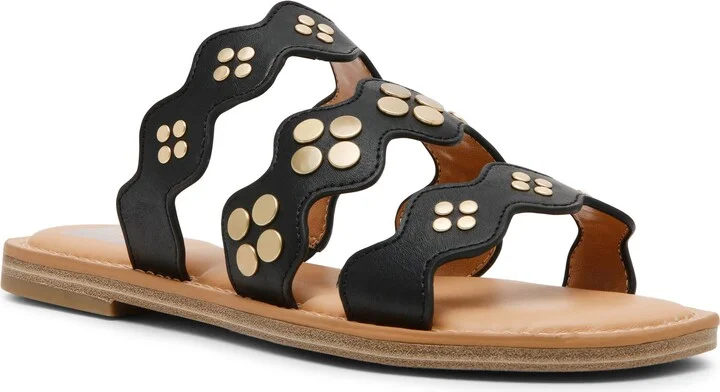 Jatty Scallop Slide Sandal