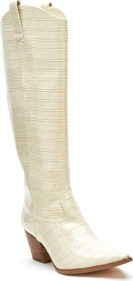 Jax Boots In Ivory