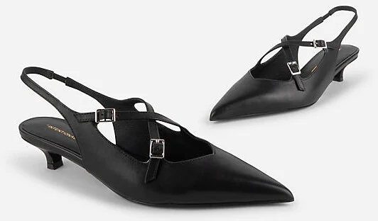 Jax Slingback Kitten Heels - Image 3