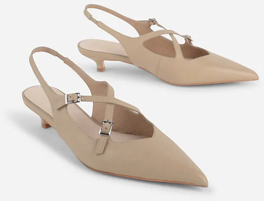 Jax Slingback Kitten Heels - Image 3