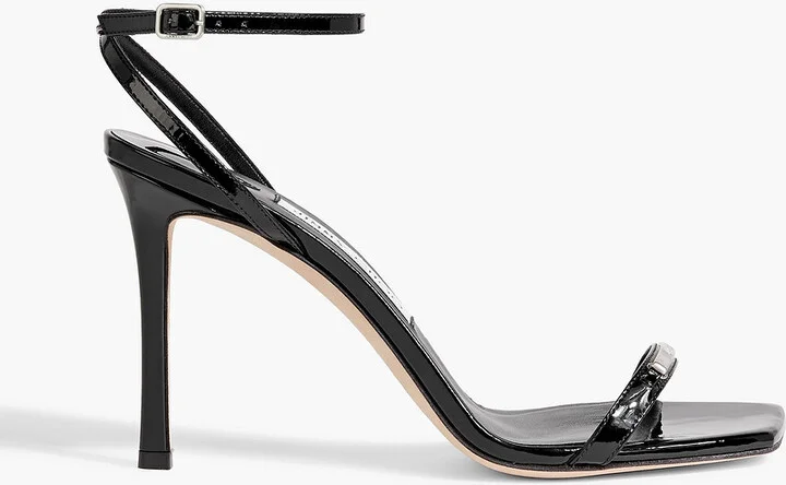 Jaxon 95 embellished patent-leather sandals