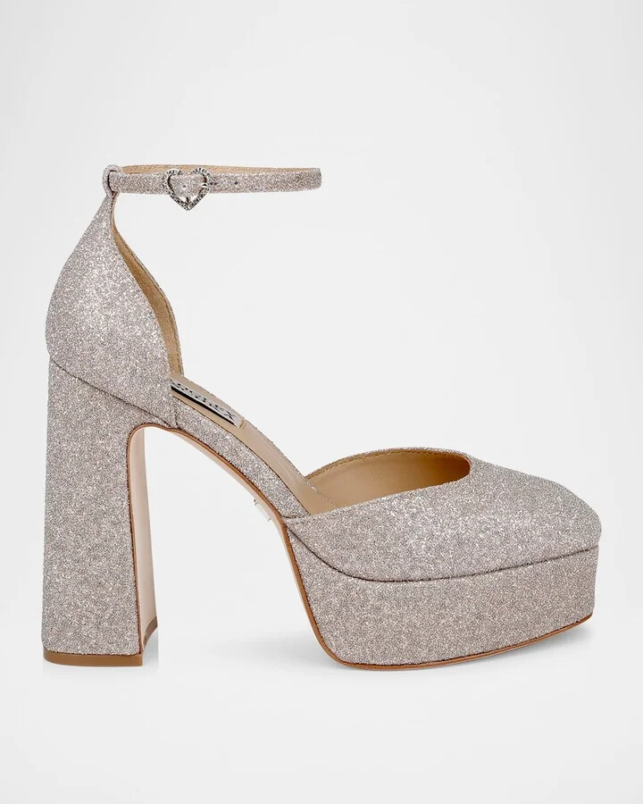 Jayda Ankle-Strap Platform Pumps