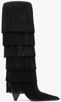 Jayla Suede Fringed Boot - Image 4