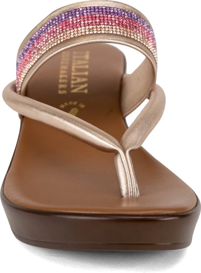 Jaylin Pavé Crystal Wedge Sandal - Image 2