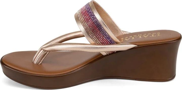 Jaylin Pavé Crystal Wedge Sandal - Image 8