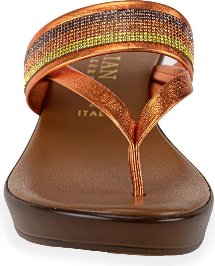 Jaylin Pavé Crystal Wedge Sandal - Image 9