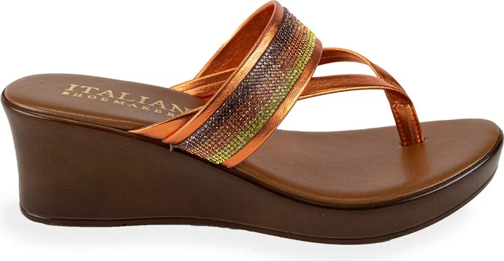 Jaylin Pavé Crystal Wedge Sandal - Image 11