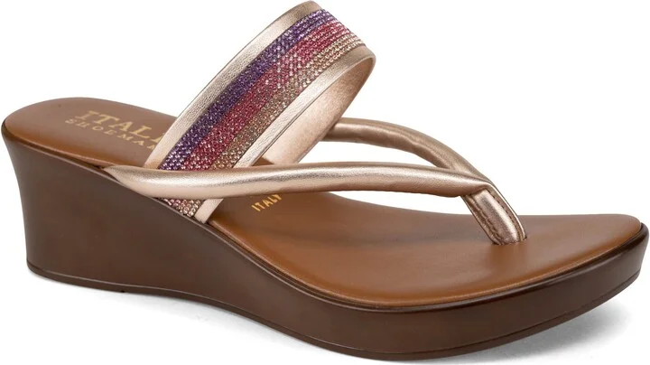 Jaylin Pavé Crystal Wedge Sandal