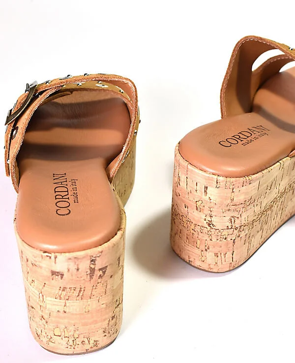 Jayne Cork-Bottom Heels - Image 4