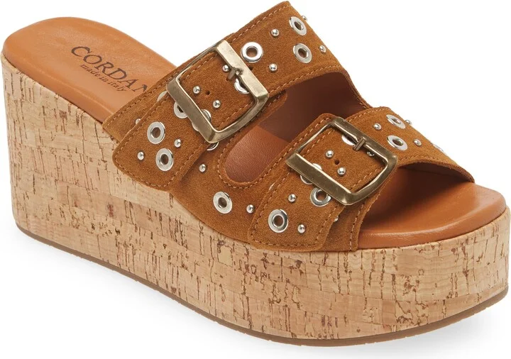 Jayne Platform Wedge Slide Sandal