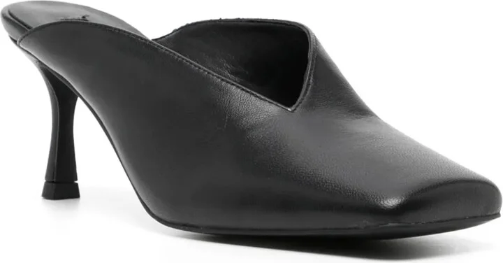 Jaynee 80mm leather mules - Image 2