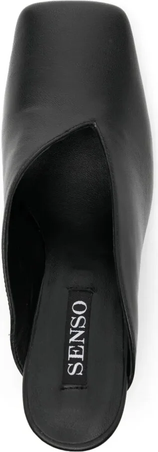 Jaynee 80mm leather mules - Image 4