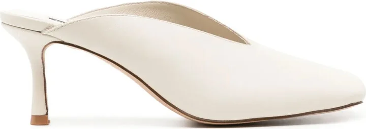 Jaynee leather mules