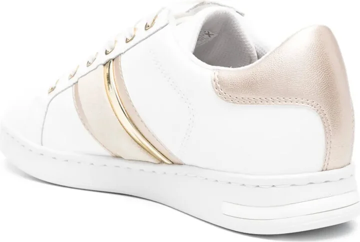 Jaysen leather panelled lace-up sneakers - Image 3