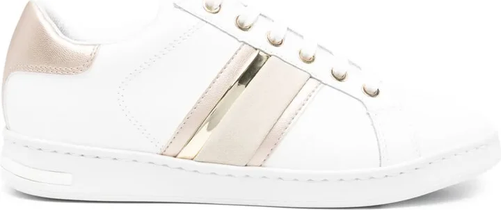 Jaysen leather panelled lace-up sneakers