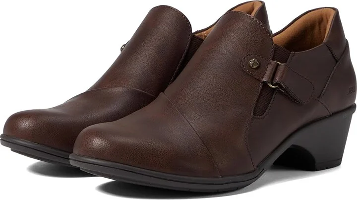 JBU Grace Women's Shoes Dark Brown : 6.5 M, Rubber/Leather
