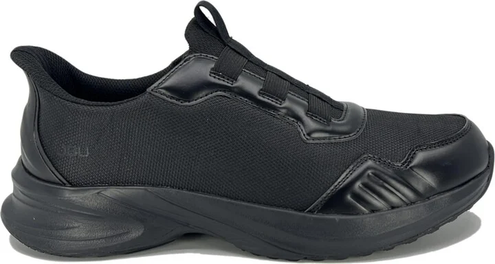 Jbu Men's Dash Touch-Less Slip-On Sneakers - Black/White - Image 7
