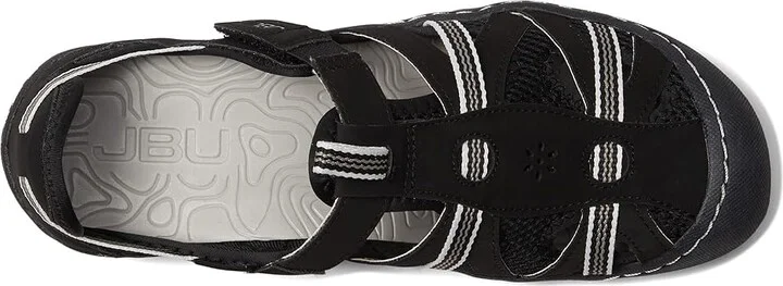 JBU Regional Water Ready Women's Shoes Black/White : 9.5 M, Synthetic/Textile - Image 2